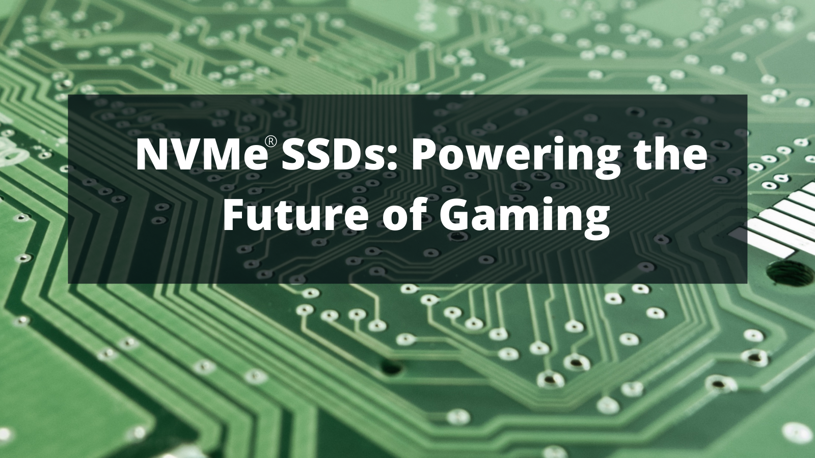 Marty Fielding blush Egoism NVMe® SSDs: Powering the Future of Gaming – NVM Express